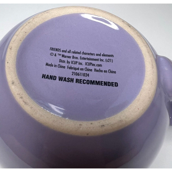 Friends Soup Mug You Are My Lobster Purple Latte Chai Cup Collector Chandler - Picture 4 of 6